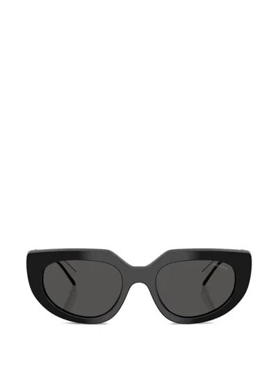 Prada Two-tone Sunglasses In Black