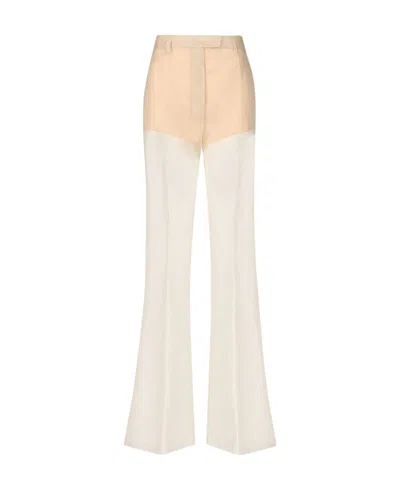 Prada Two-toned Tailored Trousers In Multi
