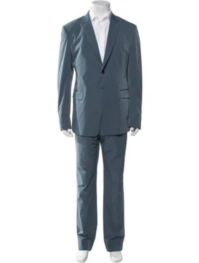 Pre-owned Prada Two-piece Suit In Blue