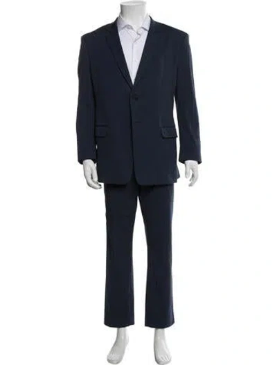 Pre-owned Prada Two-piece Suit In Blue