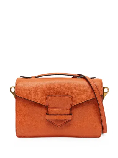 Pre-owned Prada Two-way Handbag In Orange