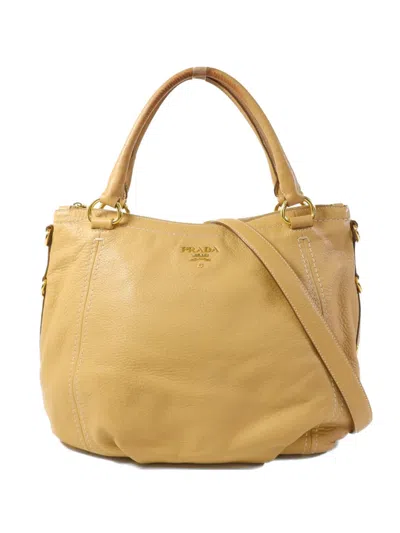 Pre-owned Prada Two-way Shoulder Bag In Neutral