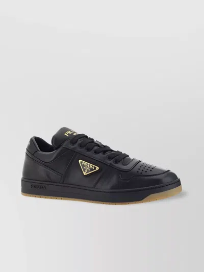 PRADA URBAN PERFORATED CALFSKIN SNEAKERS