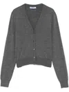 Prada Cardigan In Gray