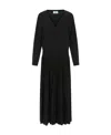 Prada Versatile Wool Blend Dress In Black