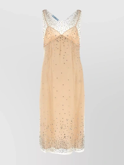 Prada Skin Pink Nylon Dress