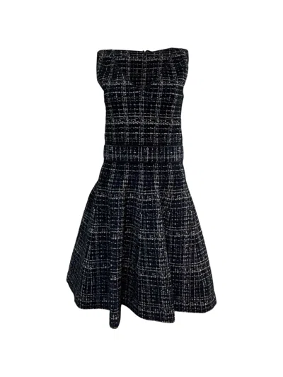 Pre-owned Prada V-neck Sleeveless Dress In Blue