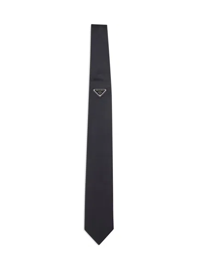 Prada Varie Black Re-nylon Tie