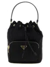 Prada Borsa A Secchiello Re-edition 1978 In Re-nylon Nero Donna