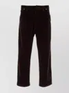 Prada Velvet Denim Trousers With Pockets And Loops