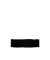 Prada Velvet Headband In Black