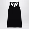 Prada Mini Dress With Bows Clothing In Black