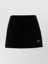 Prada Women's Velvet Mini Skirt
