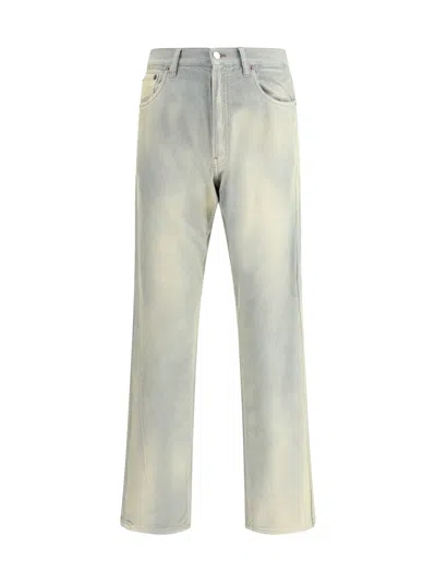 Prada Velvet Pants In Gray