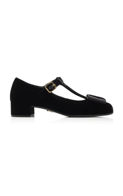 PRADA VELVET PUMPS