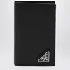 Prada Small Saffiano Leather Wallet In Black