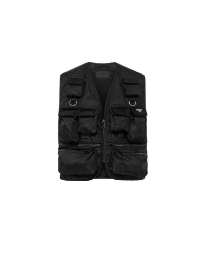 Prada Waistcoats In Nero