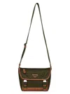 Prada Viaggio Green Medium Crossbody Bag