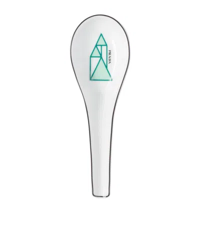 Prada Vienna Spoon Set In Animal Print