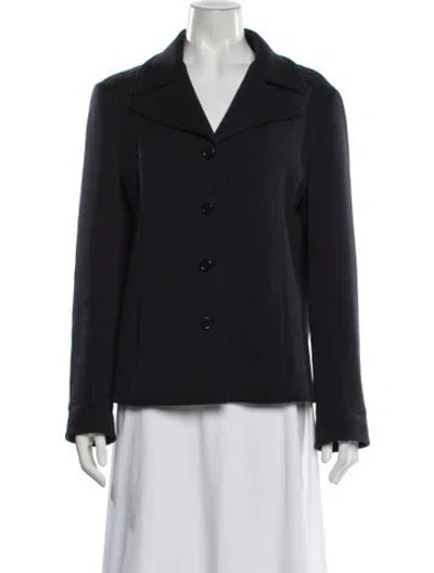 Pre-owned Prada Vintage 1990's Blazer In Blue