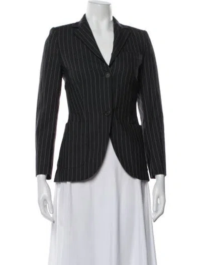 Pre-owned Prada Vintage 1990's Blazer In Gray