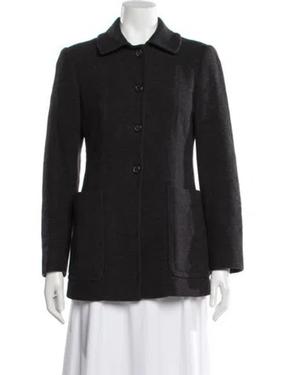 Pre-owned Prada Vintage 1990's Blazer In Gray