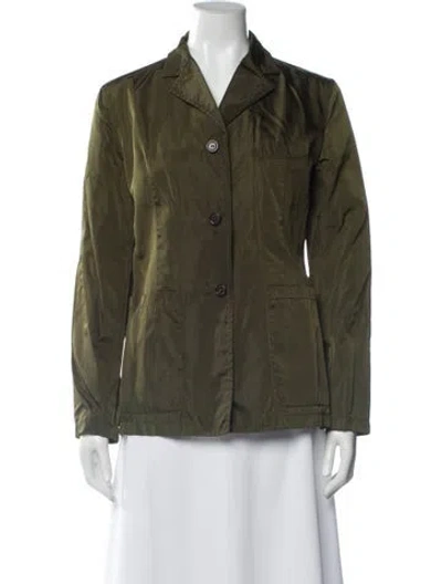 Pre-owned Prada Vintage 1990's Blazer In Green