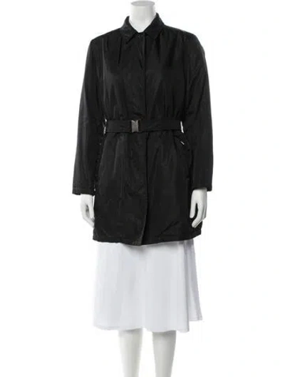 Pre-owned Prada Vintage 1990's Coat In Black