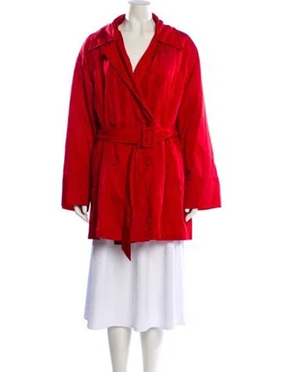Pre-owned Prada Vintage 1990's Coat In Red