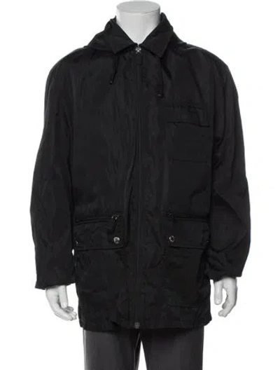 Pre-owned Prada Vintage 1990's Parka In Black