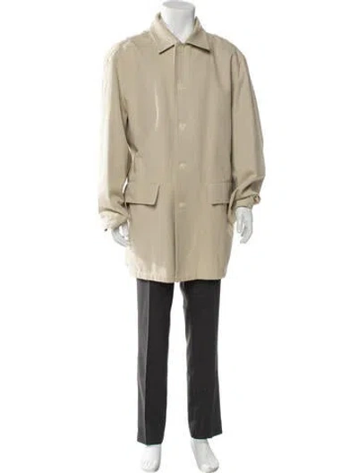 Pre-owned Prada Vintage 1990's Parka In Neutral