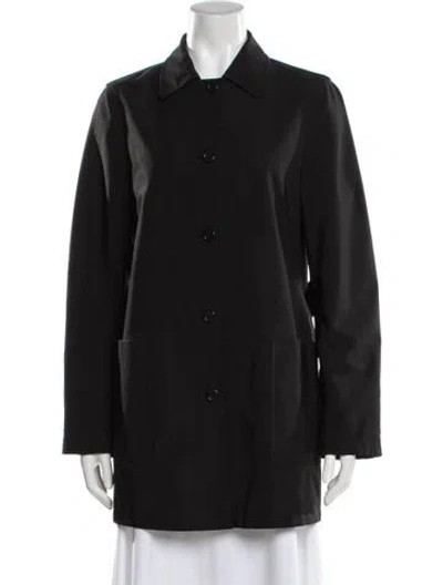 Pre-owned Prada Vintage 1990's Peacoat In Black