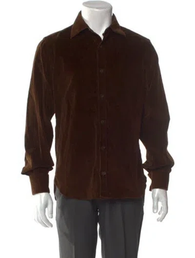 Pre-owned Prada Vintage 1990's Shirt In Brown