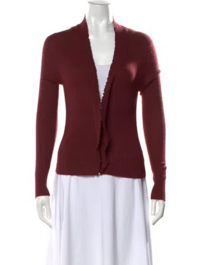 Pre-owned Prada Vintage 1990's Sweater In Burgundy