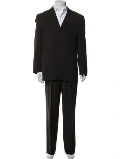 Pre-owned Prada Vintage 1990's Two-piece Blazer In Brown