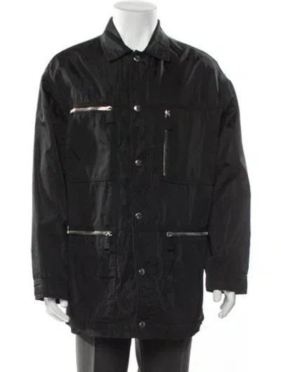 Pre-owned Prada Vintage 1990's Utility Jacket In Black