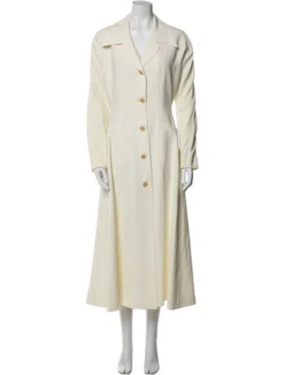 Pre-owned Prada Vintage 1992 Trench Coat In Neutral