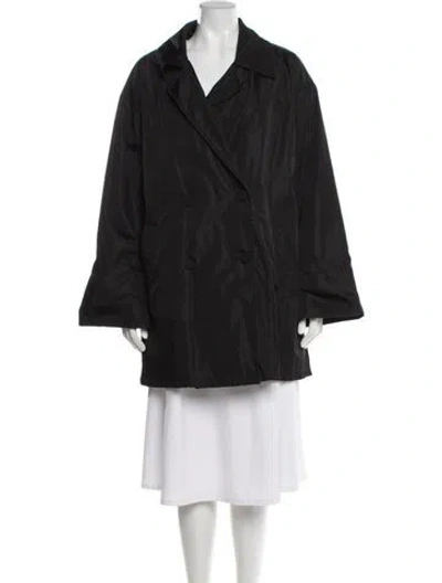 Pre-owned Prada Vintage 1994 Coat In Black