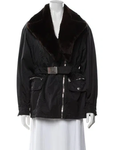 Pre-owned Prada Vintage 1994 Parka In Black