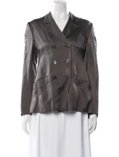 Pre-owned Prada Vintage 1995 Blazer In Gray