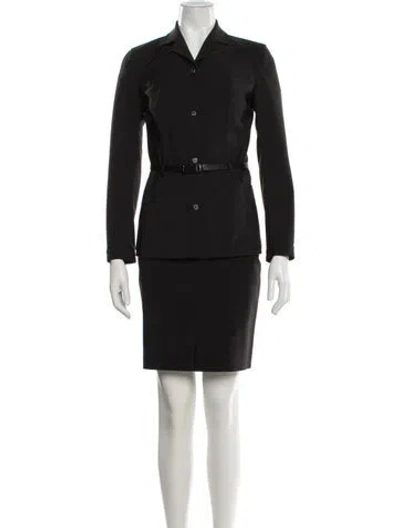 Pre-owned Prada Vintage 1995 Skirt Set In Black