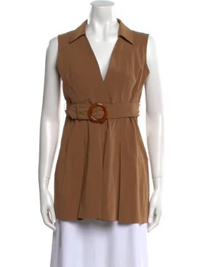 Pre-owned Prada Vintage 1996 Tunic In Brown