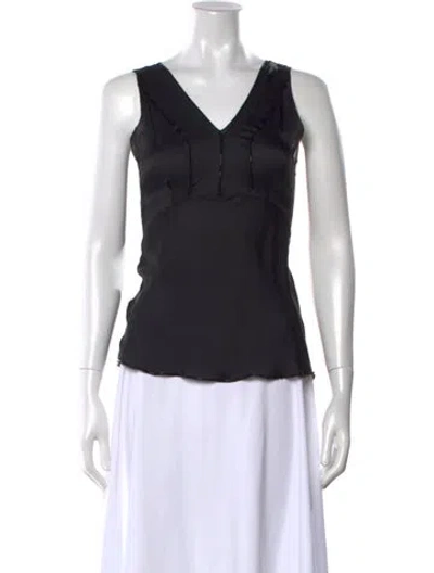 Pre-owned Prada Vintage 1997 Top In Black