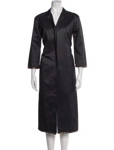 Pre-owned Prada Vintage 1998 Coat In Gray