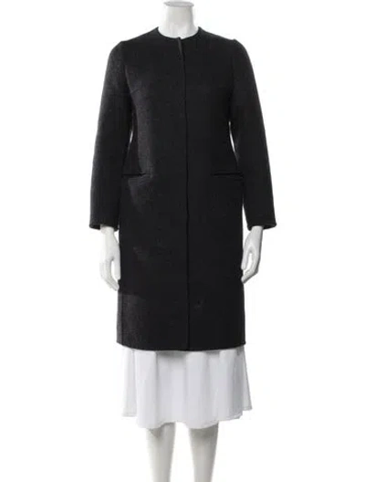 Pre-owned Prada Vintage 1998 Coat In Gray