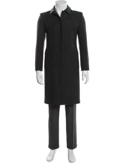 Pre-owned Prada Vintage 1998 Overcoat In Black