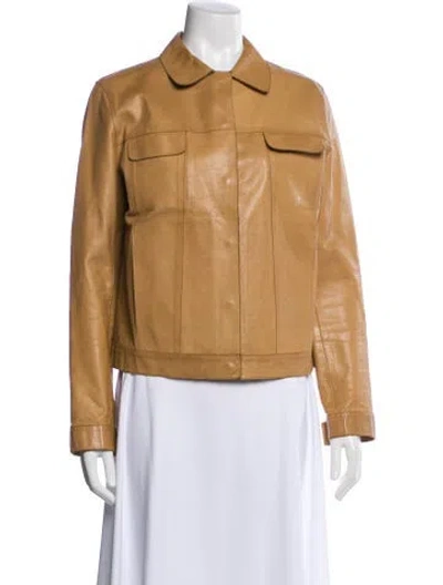 Pre-owned Prada Vintage 1999 Biker Jacket In Neutral