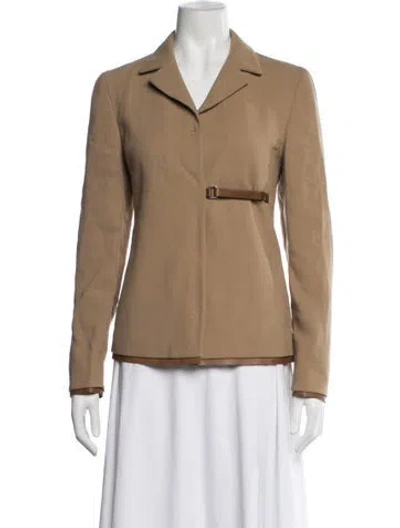 Pre-owned Prada Vintage 1999 Blazer In Neutrals