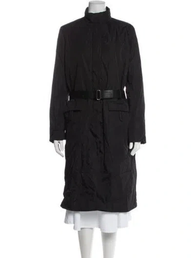 Pre-owned Prada Vintage 1999 Coat In Black