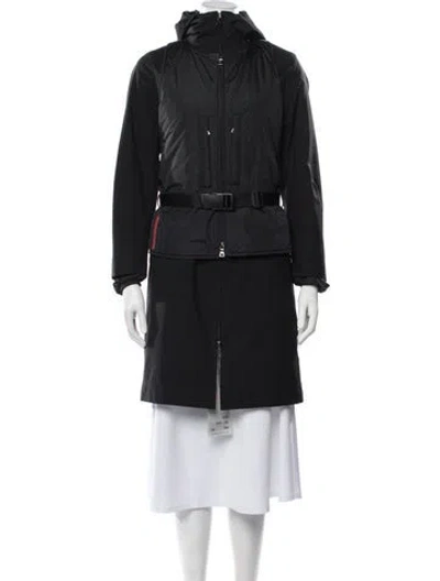 Pre-owned Prada Vintage 1999 Parka In Black
